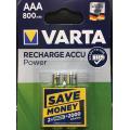 Baterije Varta punjive R03 AAA 800mAh B2